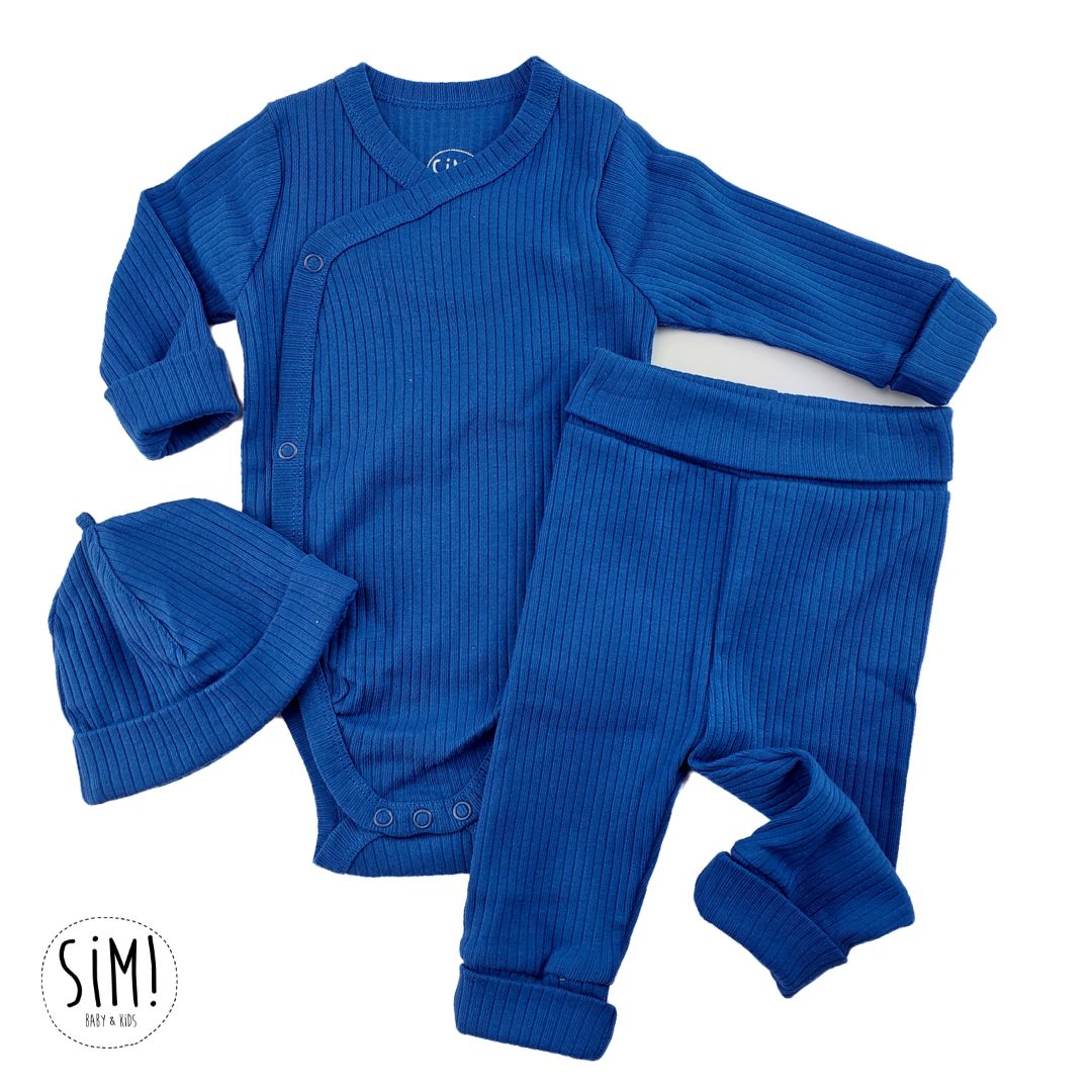Ensemble évolutif 3 pièces bleu
