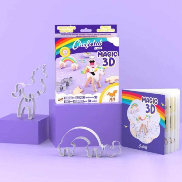 Emporte-pièces – Licorne & Arc-en-Ciel 3D