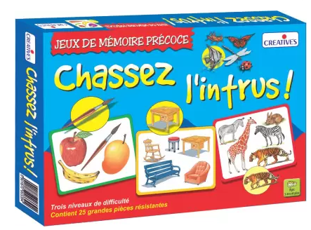 Creative's - Chassez l'intrus! / jeux de Mémoire Précoce 5+ans