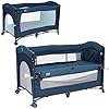 Lit de voyage cododo modulable bleu