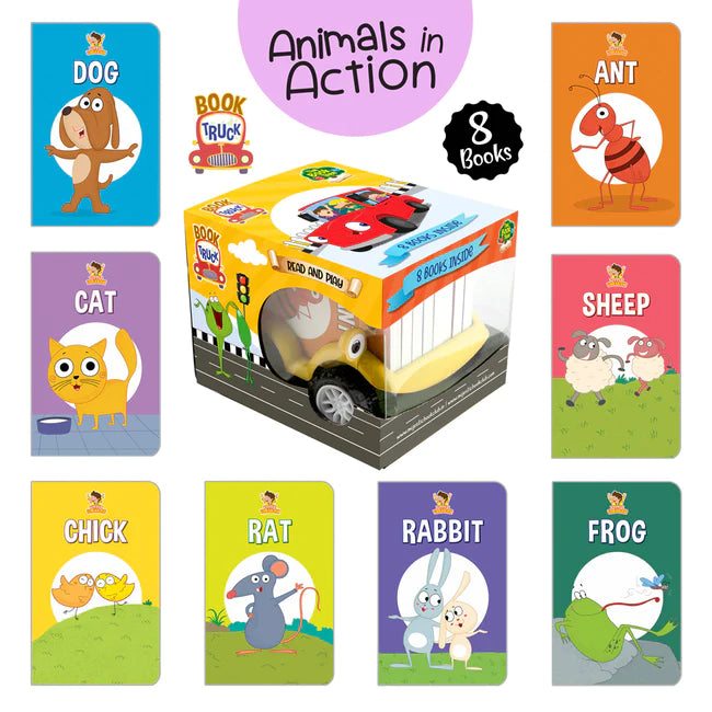 Animal in action Book Truck