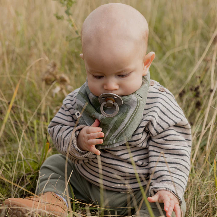 Bandana Bib - Tie Dye Camo Green