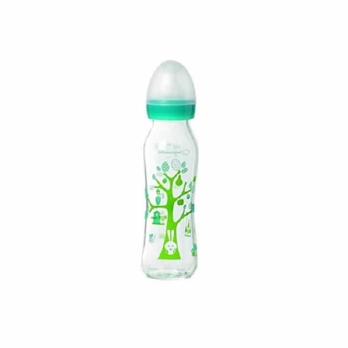 Biberon en verre bee fantasy à débit variable 240 ml 0-12m