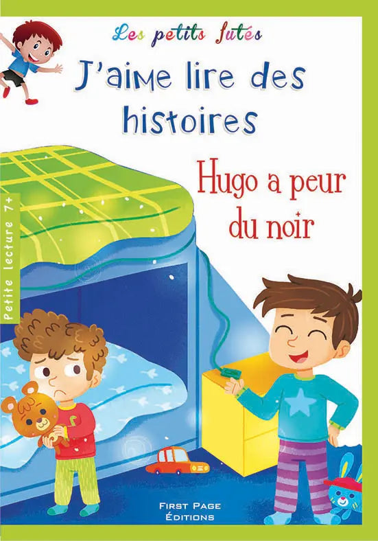 J'AIME LIRE DES HISTOIRES HUGO A PEUR DU NOIR