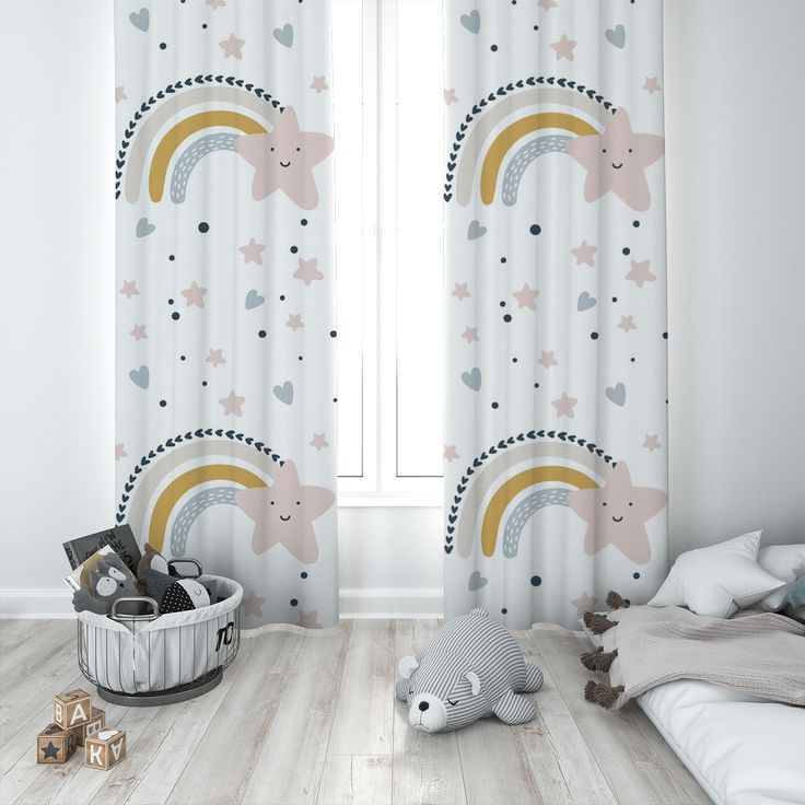 Rainbow rideaux