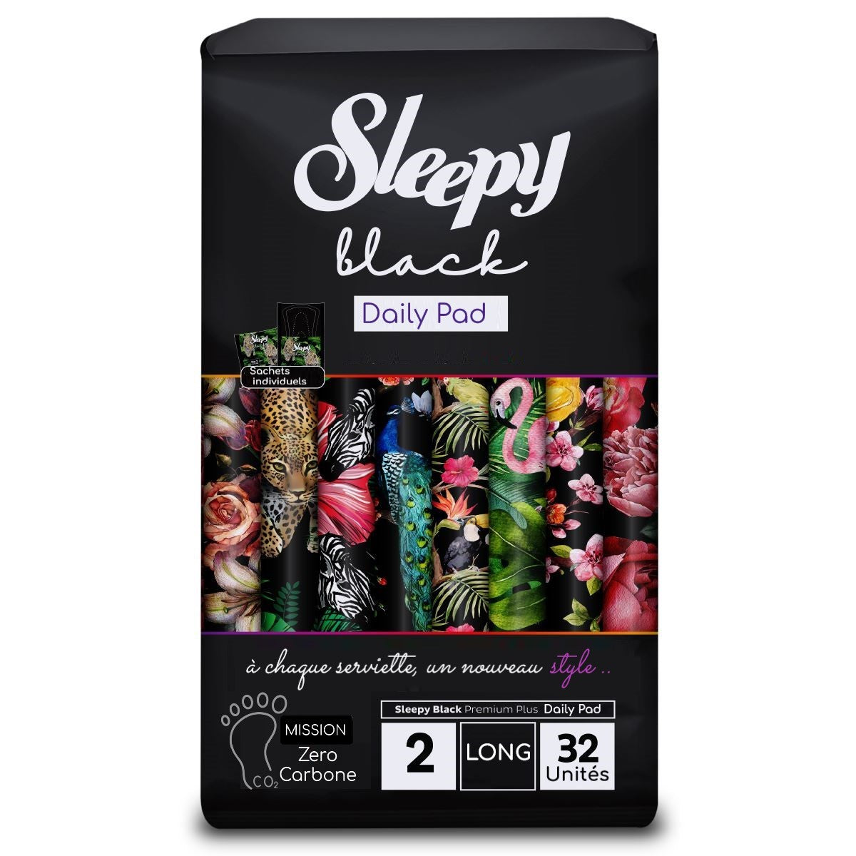 Sleepy Black Daily Painty Liner Super Long - 32 PCS