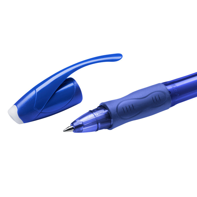 BIC Gel-ocity Illusion Stylos Gel Effaçables Rechargeable Pointe Moyenne (0,7 mm) - Bleu