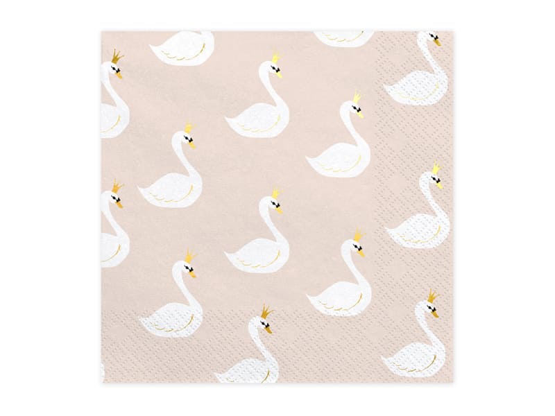 Serviettes cygne