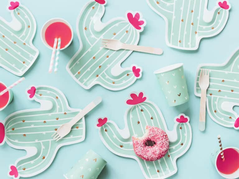 Gobelets thème cactus