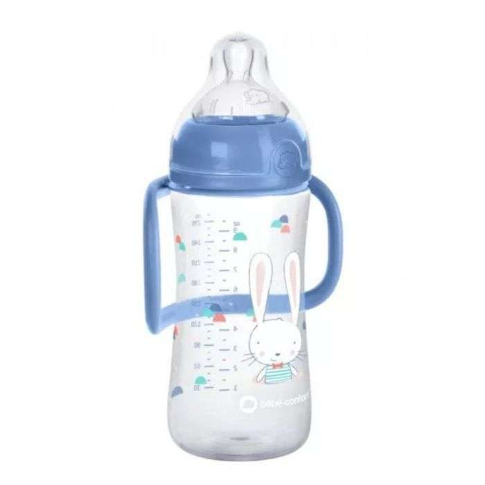 BEBE CONFORT BIB PP EMOTION AVEC POIGNEES 270 ML BLEU