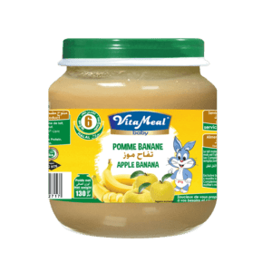 Vitameal pomme banane 130G