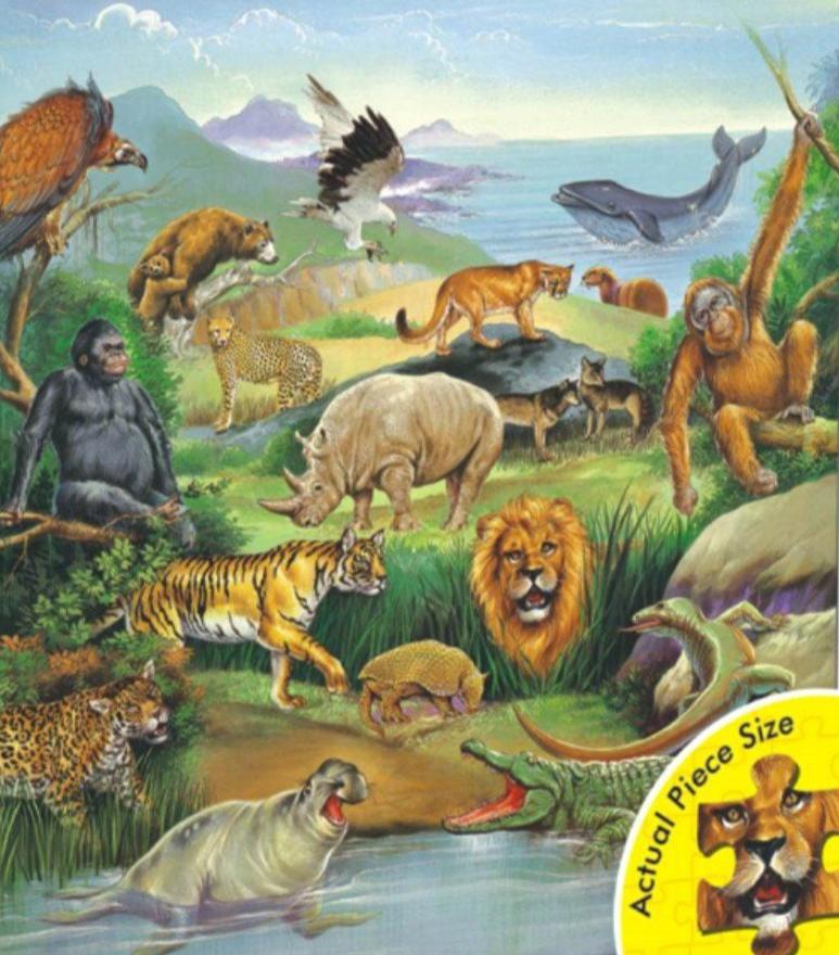 Smart - 150 pièce Puzzle animaux / 7 +ans