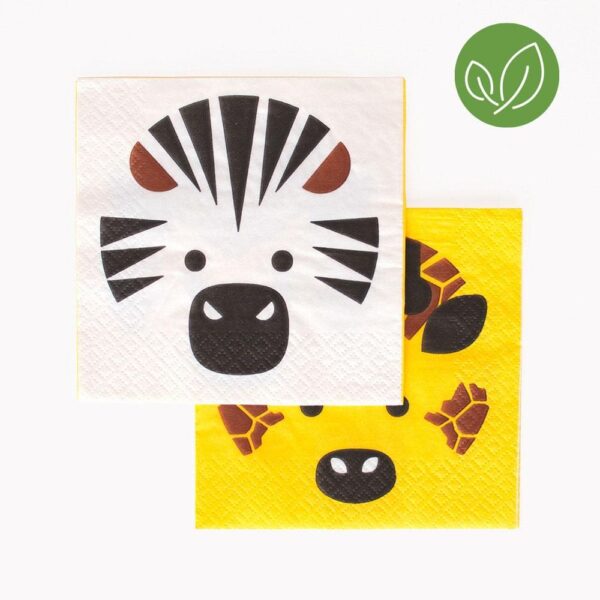 Serviettes safari