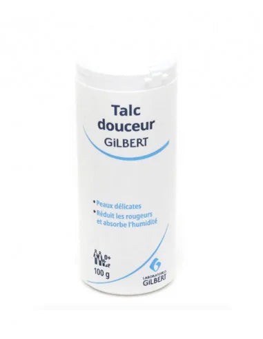 Gilbert Talc douceur flacon poudreur 100g.
