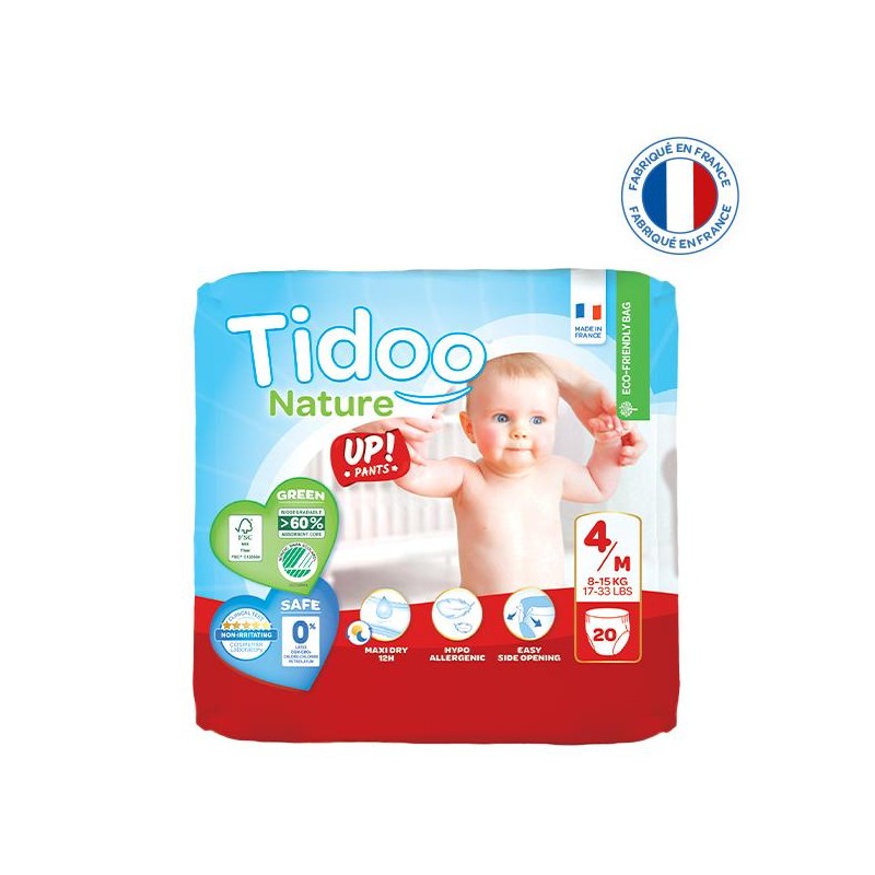 TIDOO CULOTTES T4/M 8-15KG 20 U