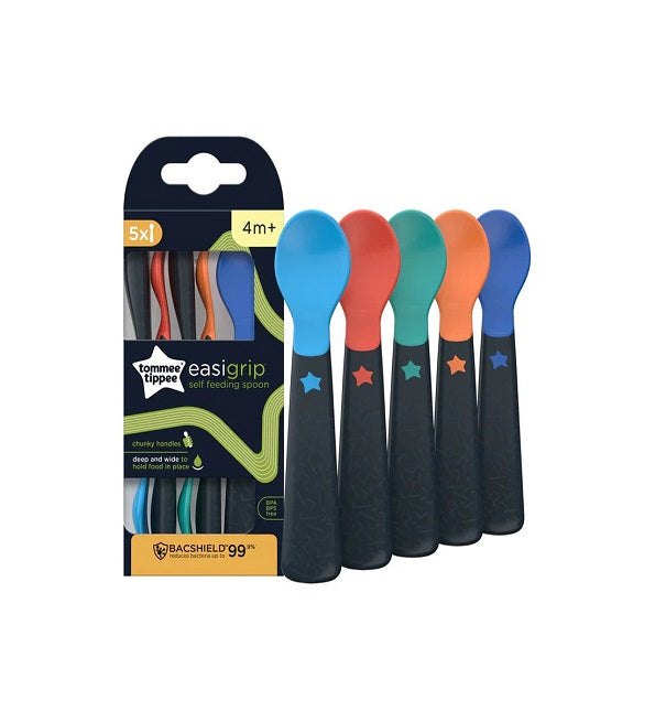 Lot de 5 cuillères d'apprentissage easigrip 4M+