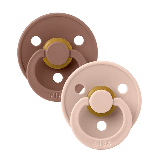 Set de 2 sucettes Wood chuck/ blush 0-6 mois