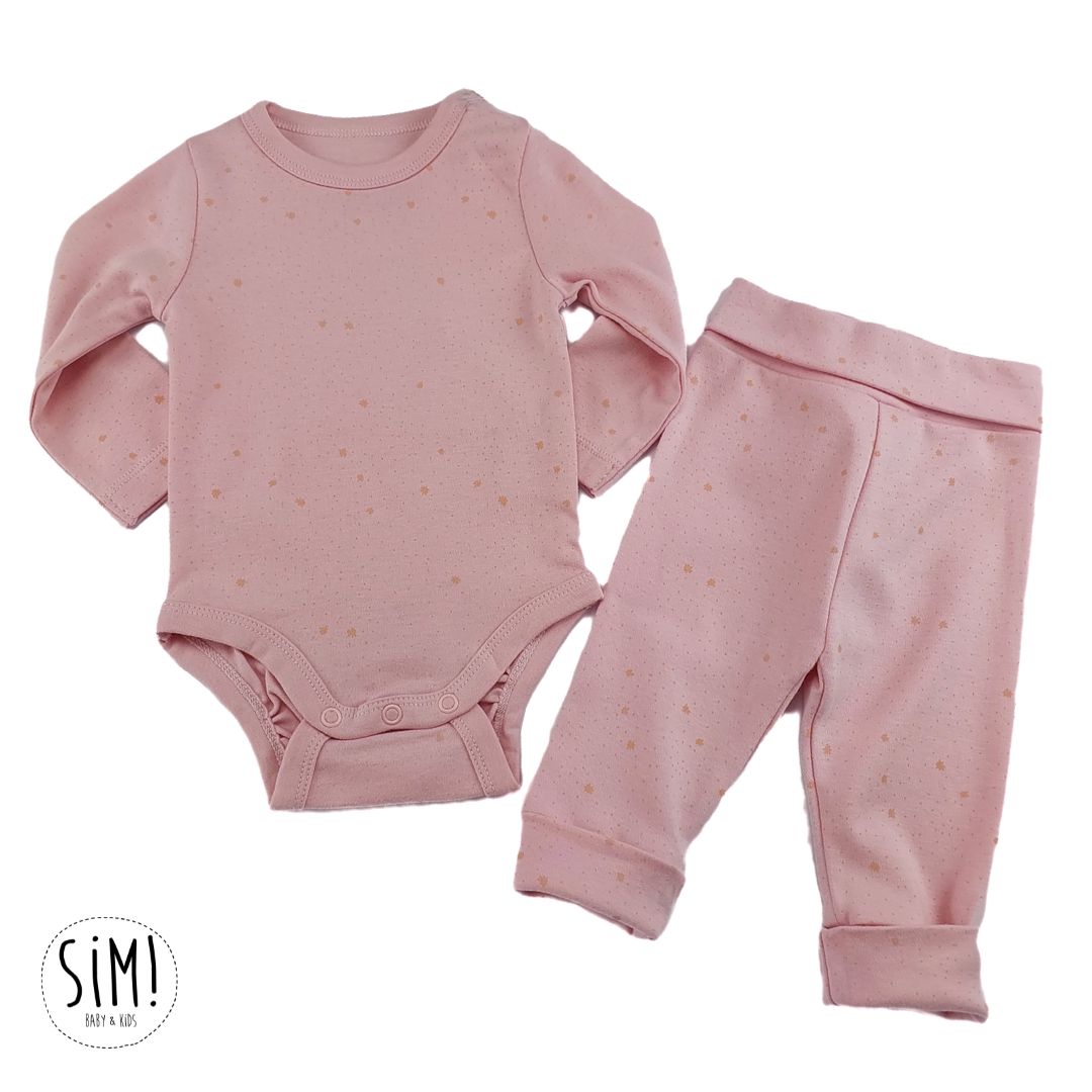 Ensemble 2 pièces imprimé ROSE