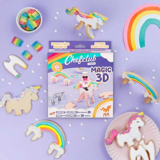 Emporte-pièces – Licorne & Arc-en-Ciel 3D