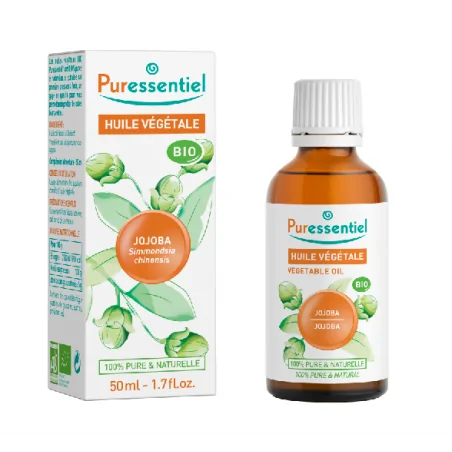 PURESSENTIEL HUILE VÉGÉTALE JOJOBA BIO 50ML