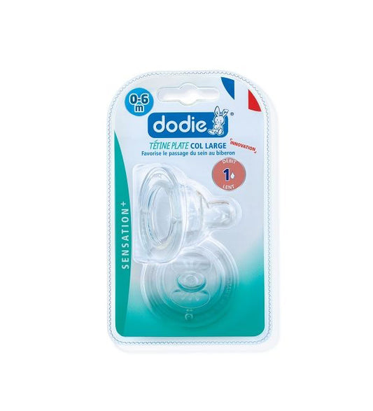 DODIE TETINE PLATE SENSATION+ ANTI COLIQUE D1 0-6M X2