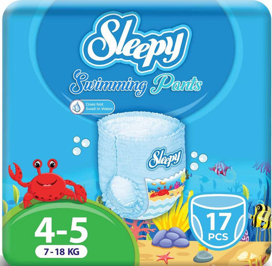 Sleepy Natural Swimming Couche de bain, Maxi 17 – 7-14KG- T4-T5