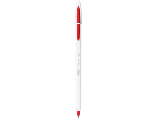 BIC Cristal UP - Stylo à bille - rouge - pointe moyenne (1,2 mm)