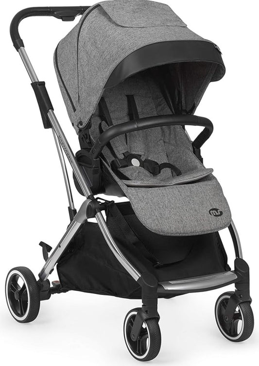 Innovaciones Ms 21414 – Grande poussette, chariot, capote extensible, pliage facile et compact, unisexe, gris