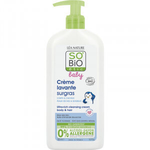 SO BIO BABY CREME LAVANTE SURGRAS CORPS ET CHEVEUX 500ML