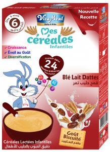Céréales blé lait dattes 200G