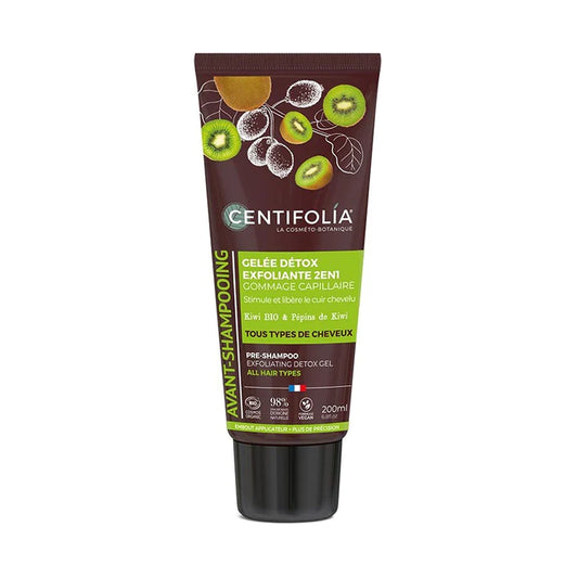 Centifolia Avant-Shampoing Gélee Détox Exfoliante 200ml