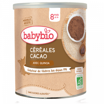 Babybio Céréales Cacao avec Quinoa 220G