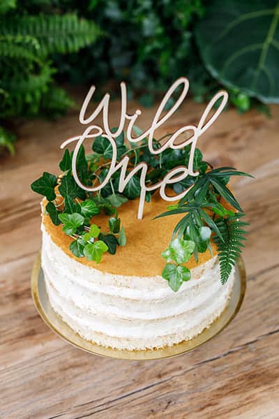 Topper Wild One en bois