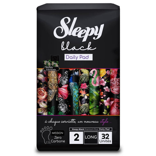 Sleepy Black Daily Painty Liner Super  Long - 32 PCS