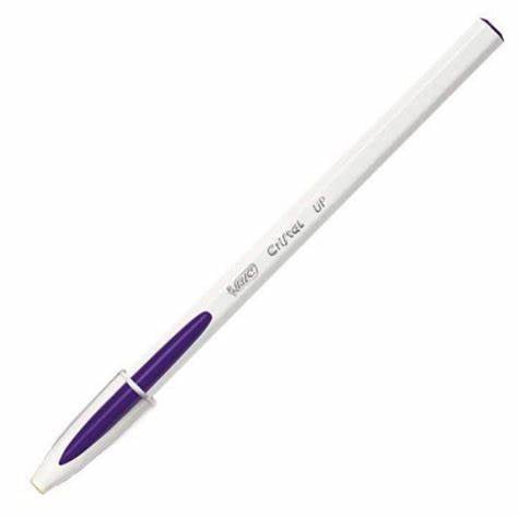 BIC Cristal UP - Stylo à bille -  lilas - pointe moyenne (1,2 mm)