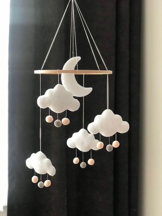 Décor de pépinière de nuages