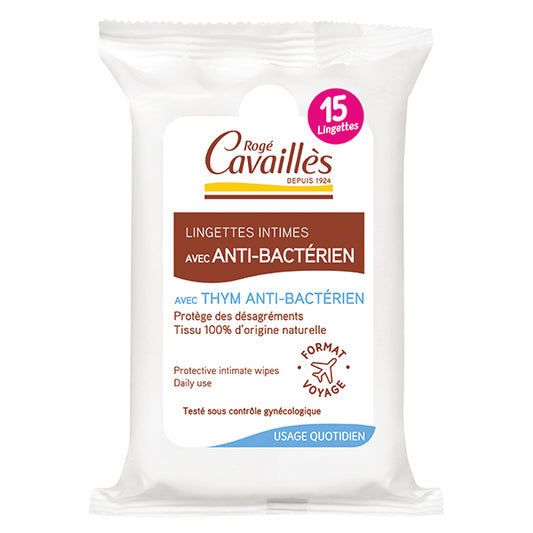 RC LINGETTES ANTIBACTERIEN 15 U