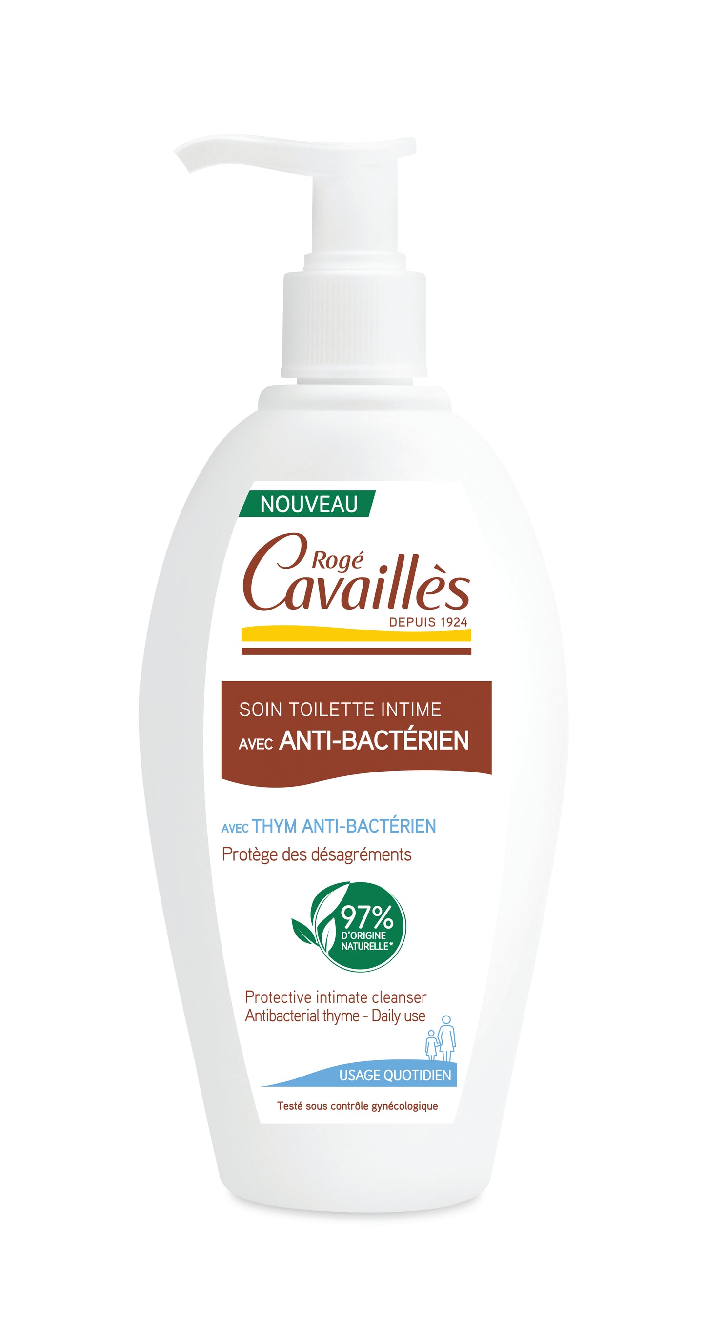 ROGÉ CAVAILLÈS SOIN TOILETTE INTIME ANTI-BACTÉRIEN 100 ML