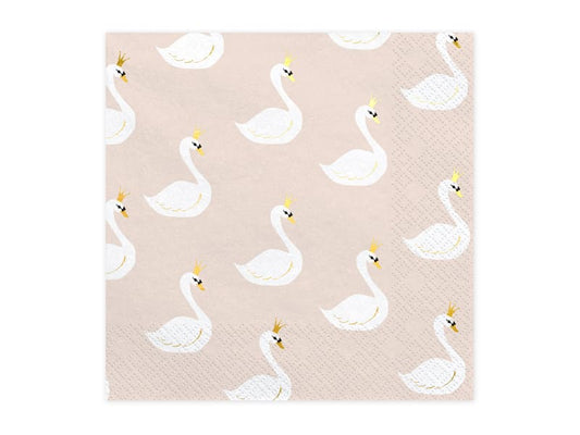 Serviettes cygne