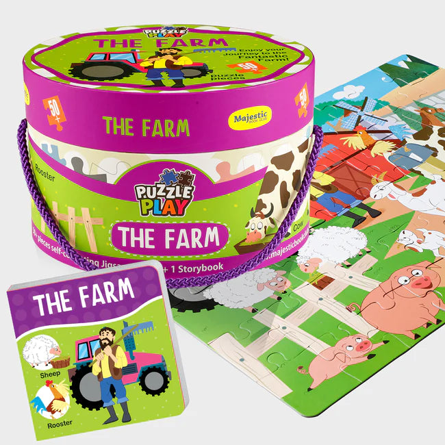 First Step Puzzles - The Farm Book