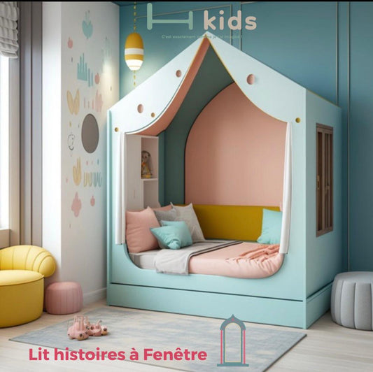 Lit histoires à fenêtre