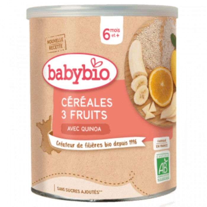 BABYBIO CEREALES VANILLE 220 G