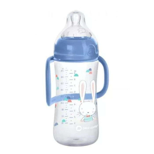 BEBE CONFORT BIB PP EMOTION AVEC POIGNEES 270 ML BLEU