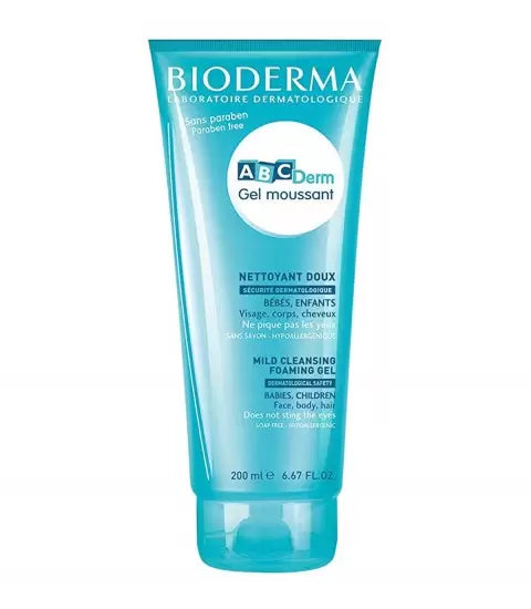 ABCDERM GEL NETTOYANT MOUSSANT DOUX 200ML