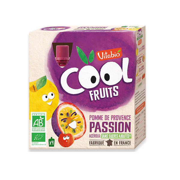 Vitabio Cool Fruits Pomme Passion 4X90G