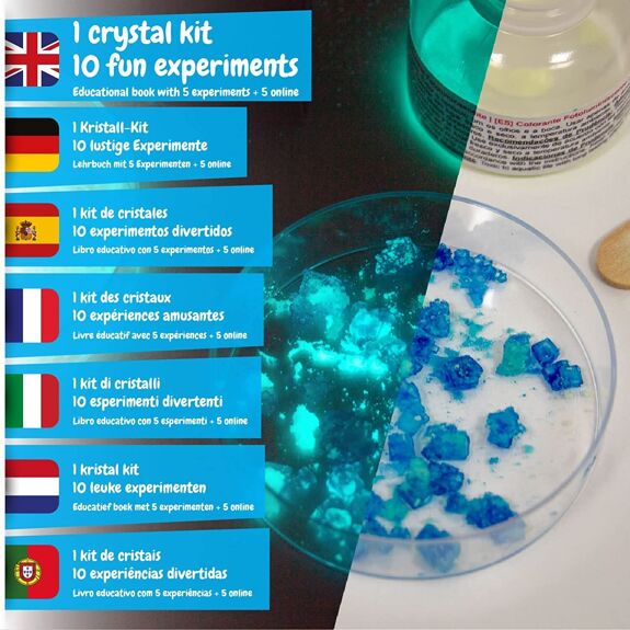 Science4you - Crystal Kit - Glow in the DARK 8+ ans