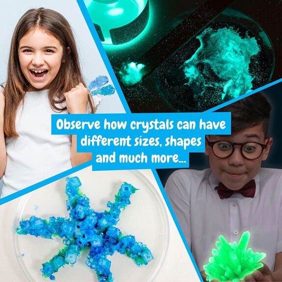 Science4you - Crystal Kit - Glow in the DARK 8+ ans