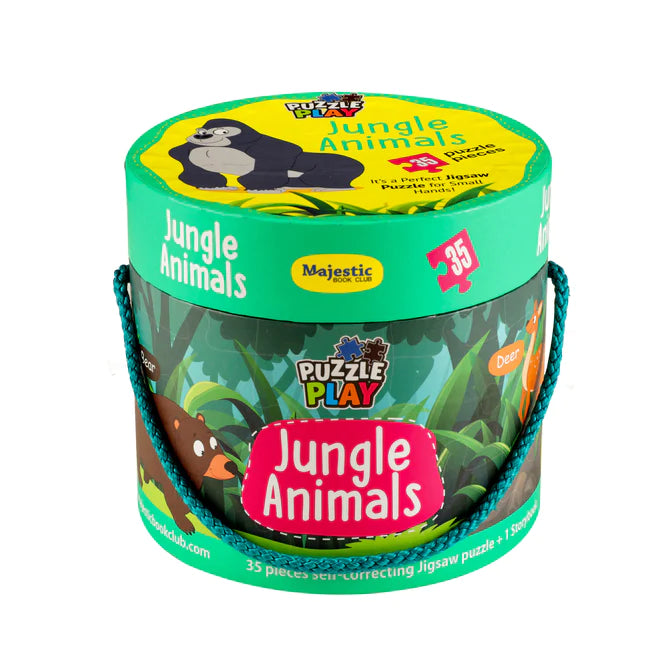 First Step Puzzles - JUNGLE ANIMAL BOOK