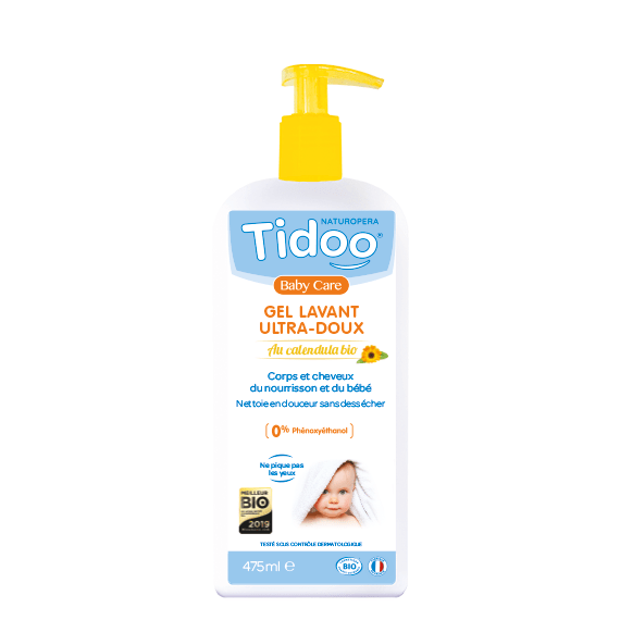 Tidoo Gel Lavant Ultra-Doux au Calendula 475Ml