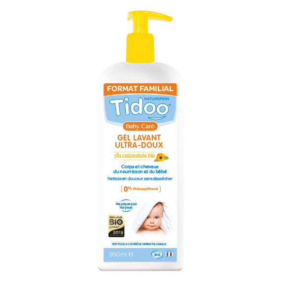 Tidoo Gel Lavant Ultra-Doux au Calendula 950Ml